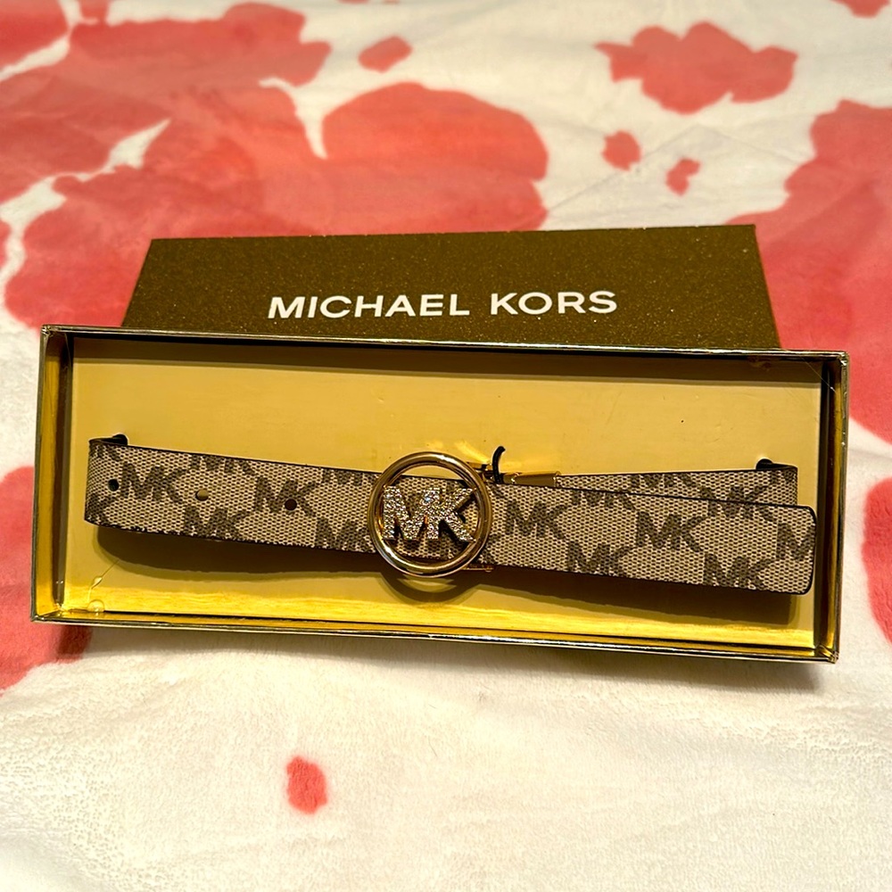 Tan Michael Kors belt